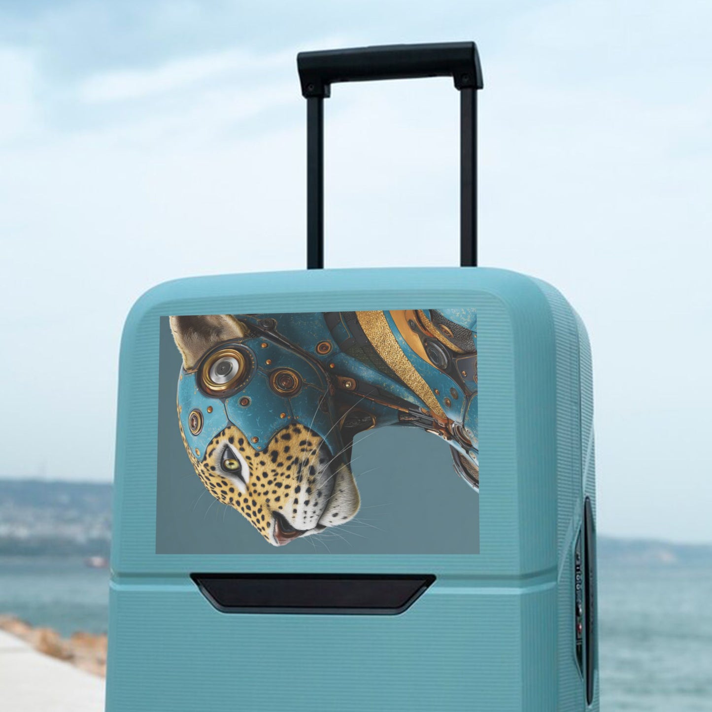 Cybernetic Leopard Robot Art Print | A Perfect Blend of Technology and Nature