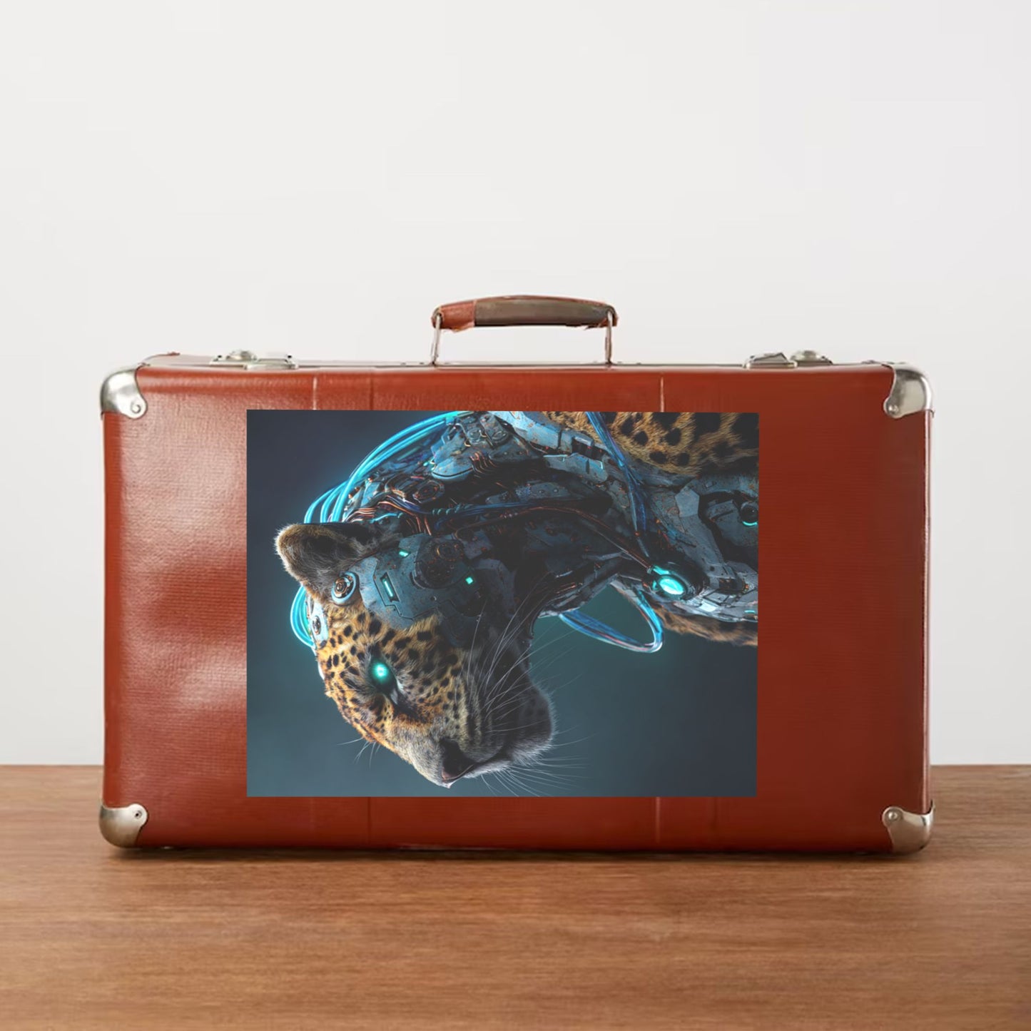 Cybernetic Leopard Robot Art Print | A Perfect Fusion of Machinery and Nature