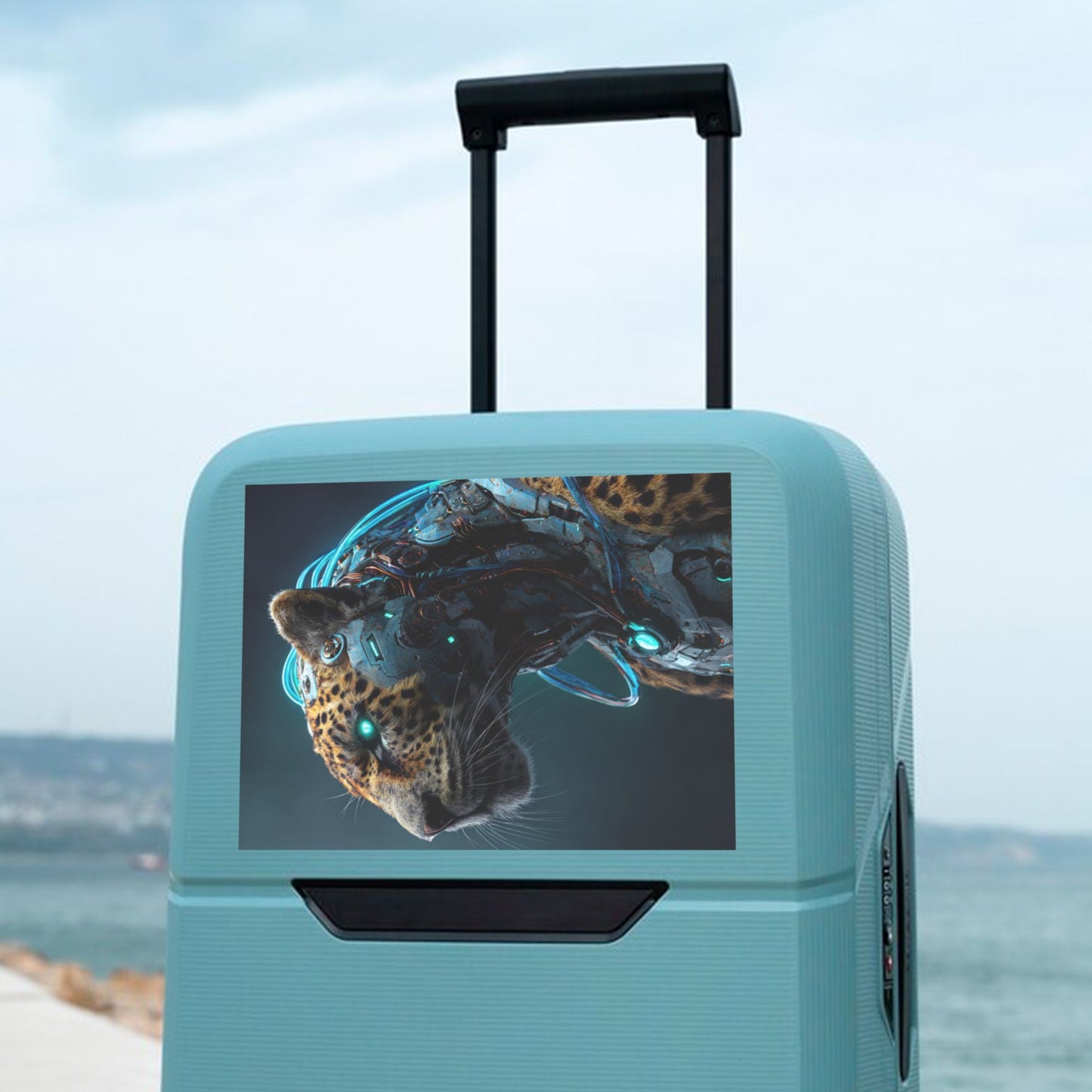 Cybernetic Leopard Robot Art Print | A Perfect Fusion of Machinery and Nature